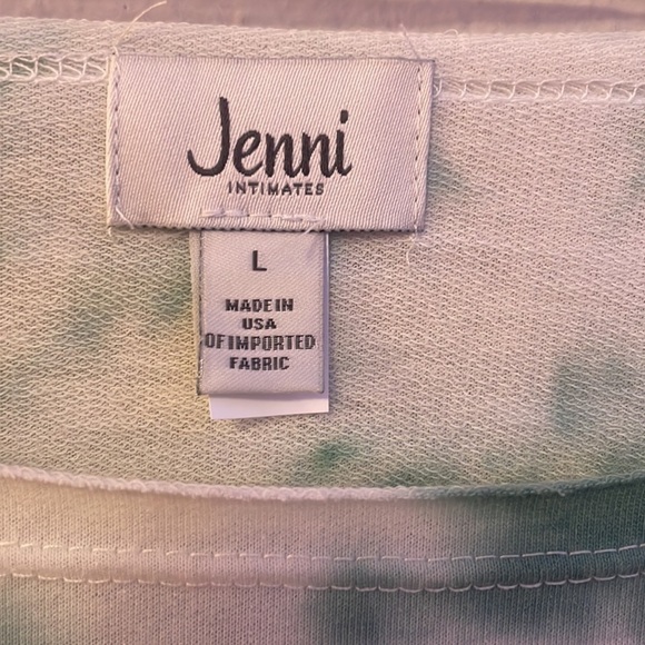JENNI Intimates Women’s Tye Dye Shirt Size Large - Picture 3 of 5